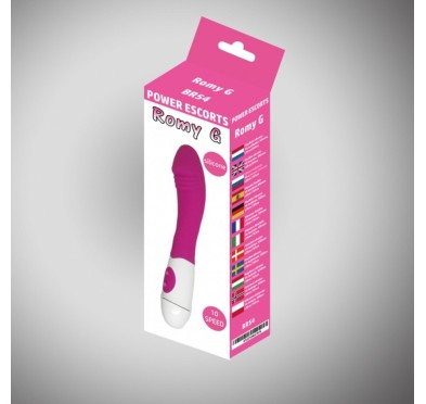 Romy g pink 20 cm silicone vibrating 10 speed